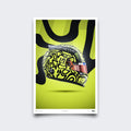 Lando Norris - Helmet Poster - 2024